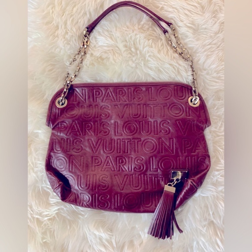 Authentic Rare LV Automne - Hiver 2008 Collection Burgandy